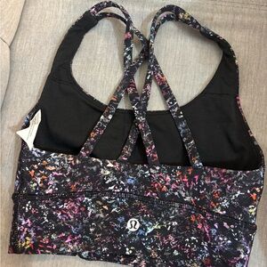 lululemon sports bra - 4 strap back - multicolored - size 2